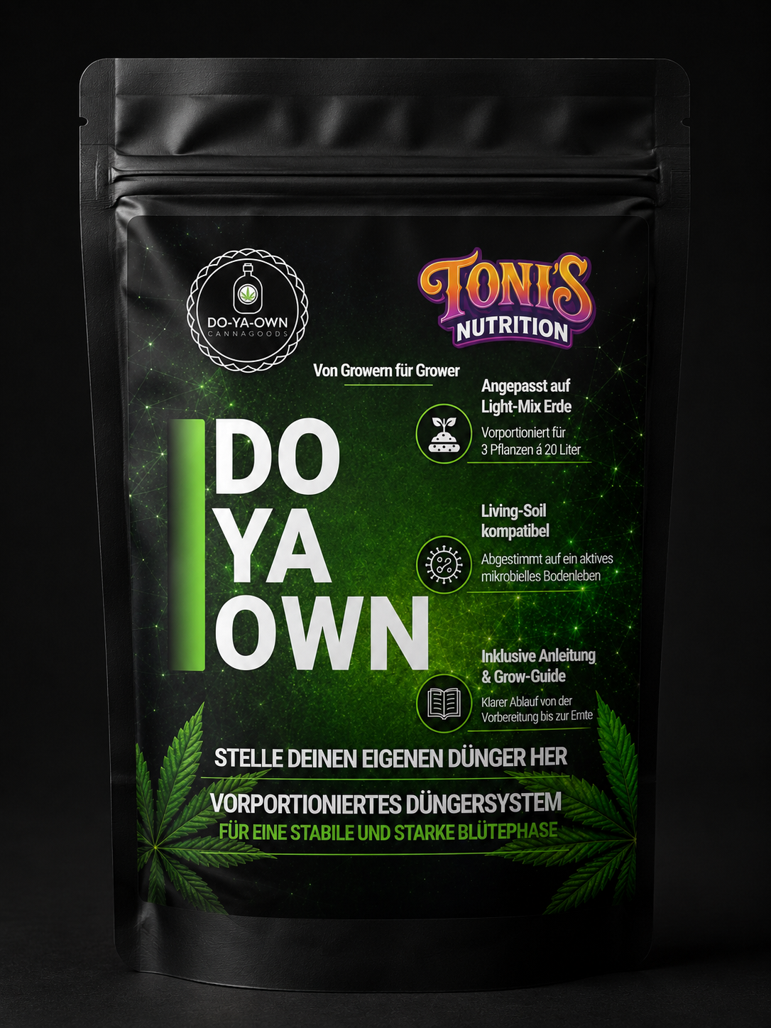 Do-Ya-Own X Tonis Nutrition CannaNutrition Kit Bloom